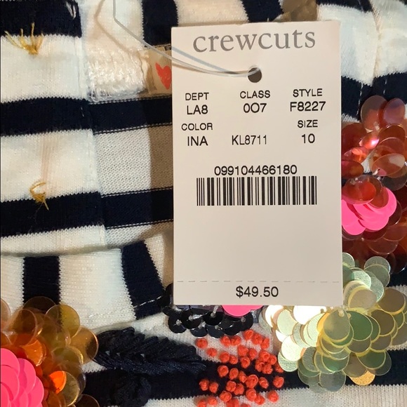 J. Crew Girls Embellished Tee - Picture 2 of 2